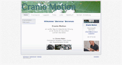 Desktop Screenshot of craniomotion.ch